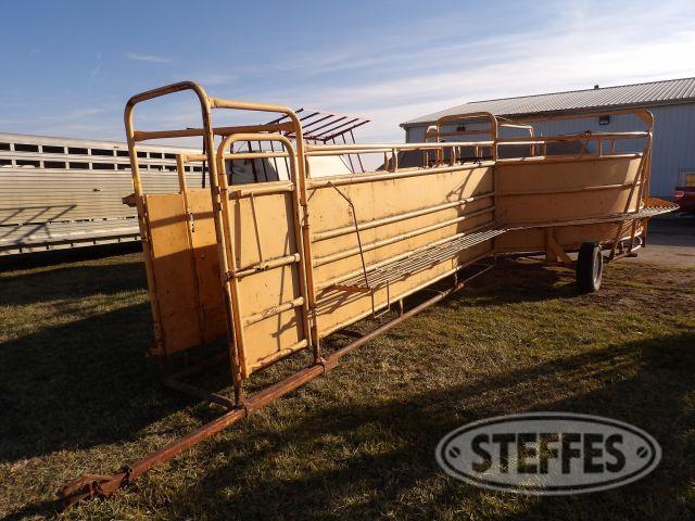 For-Most Cattle Chute & Crowd Tub